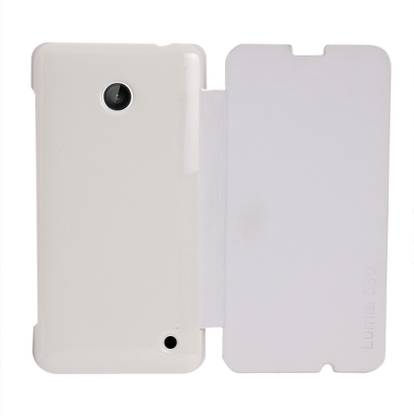 Coverage Flip Cover for Nokia Lumia 630 Coverage Flip Cover for Nokia Lumia 630 - white