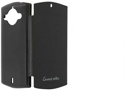 Coverage Flip Cover for Micromax Canvas Selfie 3 Coverage Flip Cover for Micromax Canvas Selfie 3 - Black