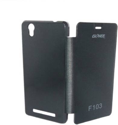Coverage Flip Cover for Gionee F103 Coverage Flip Cover Gionee F103 -Black