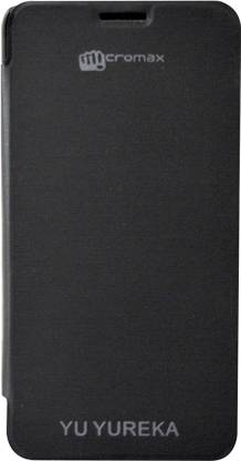 Coverage Flip Cover for Yu Yureka Coverage Flip Coverfor YU Yureka AO5510 - Black