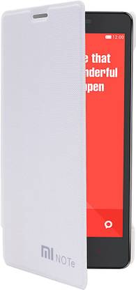 Coverage Flip Cover for Mi Redmi Note Coverage Flip Cover For Xiaomi Redmi Note 4G- White (RedmiNoteWhite)