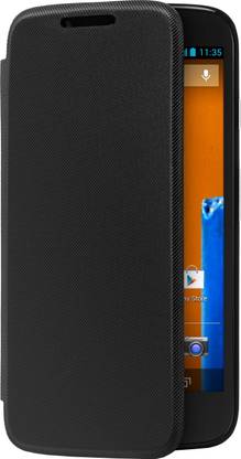 Blue Magnet Flip Cover for Motorola Moto X Play Flip Cover for Motorola Moto X Play - Black