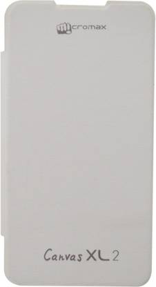 Coverage Flip Cover for Micromax Canvas XL2 A109 Coverage Flip Coverfor Micromax Canvas XL2 A109 - White