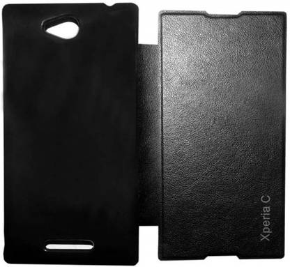 Imobize Flip Cover for Sony Xperia C