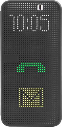 DMG Dot View Interactive Flip Cover Case for HTC One M9 Plus ,Micro USB Data Cable Accessory Combo