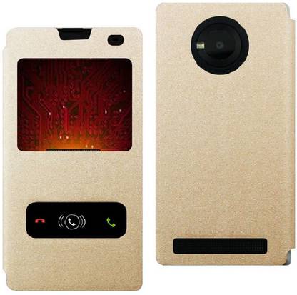 Heartly Flip Cover for YU Yuphoria YU5010 Dual Sim