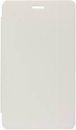 DMG Flip Cover for Lenovo Idea Tab A5000 Tri-Fold Smart Case for Lenovo Ideatab A5000 (White)