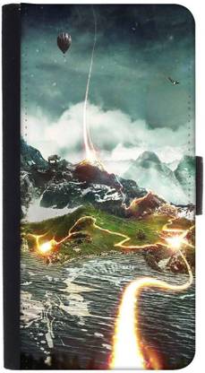 Snoogg Flip Cover for Lenovo K4 Note Snoogg Animated Nature View Designer Protective Phone Flip Back Case Cover For Lenovo Vibe K4 Note