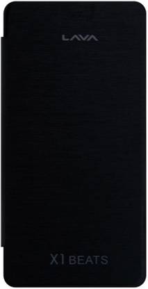 Coverage Flip Cover for Lava Iris X1 Beats Coverage Flip Cover for Lava Iris X1 Beats - Black