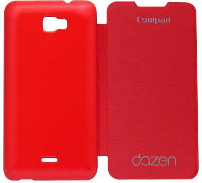 Coverage Flip Cover for COOLPAD Dazen 1 Coverage Flip Cover for Coolpad Dazen 1 - Red