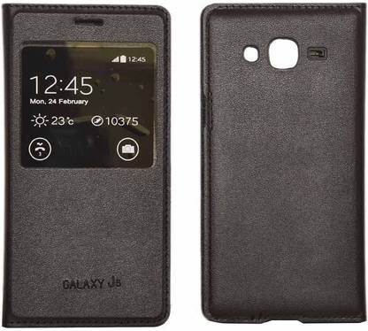 COVERNEW Flip Cover for Samsung Galaxy J5 COVERNEW Flip Cover Samsung Galaxy J5 -Black