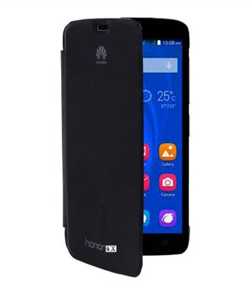 Coverage Flip Cover for Honor 4X Coverage Flip cover for Huawei Honor 4x - Black(RDHONOR4xBlack1)