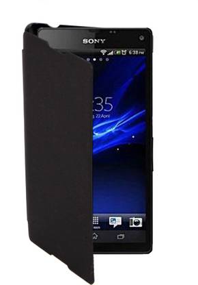 RDcase Flip Cover for Sony Xperia C RDcase flip cover for Sony Xperia C - Black