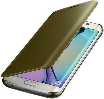 Mob Covers Flip Cover for Samsung Galaxy S6 Edge Clear View Cover