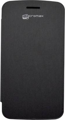 Coverage Flip Cover for Micromax A110 Canvas 2 Coverage Flip Coverfor Micromax A110 Canvas 2 - Black