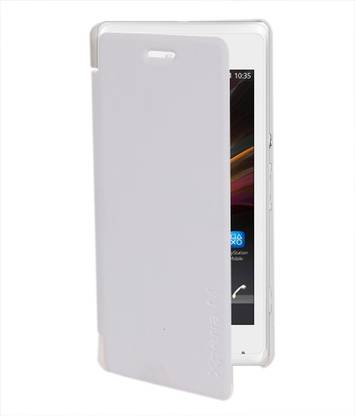 RDcase Flip Cover for Sony Xperia M RDcase Flip Cover for Sony Xperia M - White