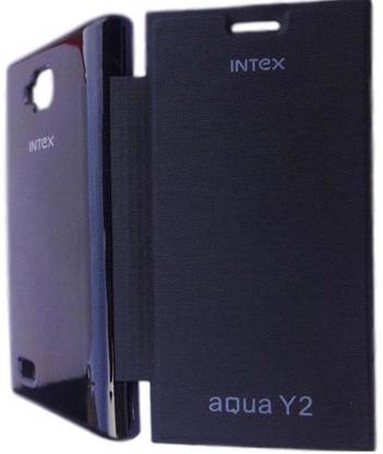 Evoque Flip Cover for Intex Aqua Y2