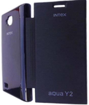 Evoque Flip Cover for Intex Aqua Y2