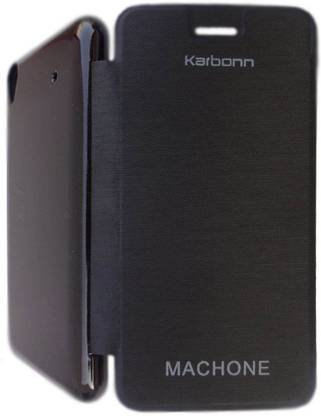 COVERNEW Flip Cover for Karbonn Machone Titanium S310 COVERNEW Flip Cover for Karbonn Machone Titanium S310 - Black