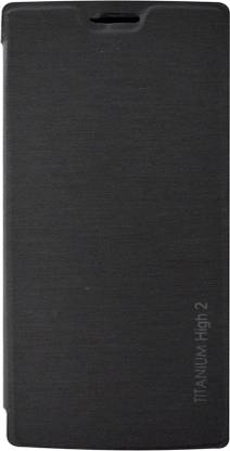 Coverage Flip Cover for Karbonn Titanium High 2 S203 Coverage Flip Coverfor Karbonn Titanium High 2 S203 - Black