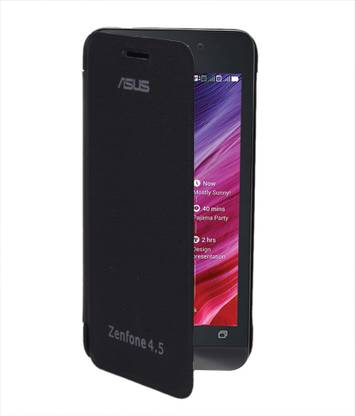 Coverage Flip Cover for Asus Zenfone 4 A450CG ( 4.5 Inches ) Coverage Flip cover for Asus Zenfone 4 A 450 CG -black
