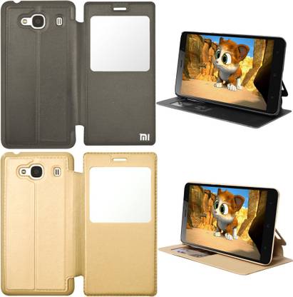 COVERNEW Flip Cover for Xiaomi Redmi 2s Prime Backcover 0000223