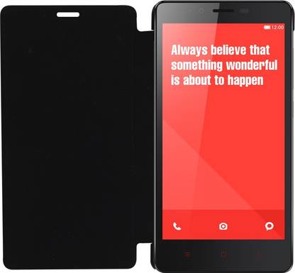 Coverage Flip Cover for Mi Redmi Note 2 Coverage Flip Cover For Xiaomi Redmi Note 2- Black