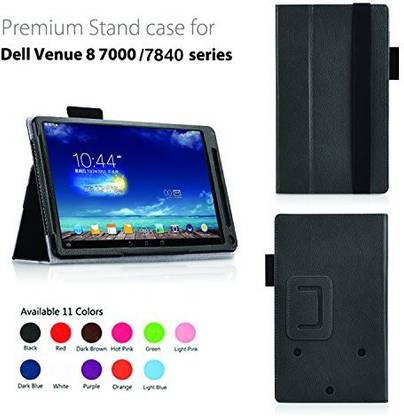 Elsse Front & Back Case for DELL Venue 8 7840, 7000 Series Preimum Folio Case for DELL Venue 8 7840 / 7000 Series 8.4 Inch Android Tablet