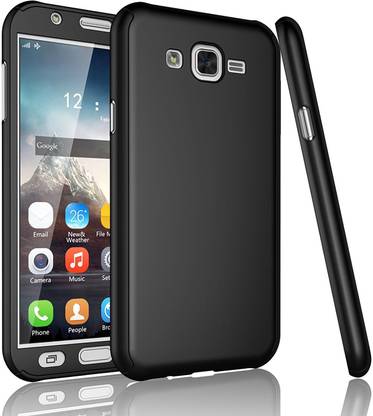 Xelcoy Front & Back Case for Samsung Galaxy J5 Prime 360 Degree Full Body Protection Case with Tempered Glass For Samsung J5 Prime Black