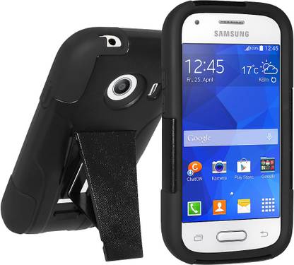 Amzer Back Cover for Samsung Galaxy Ace Style SMG310 Double Layer with stand