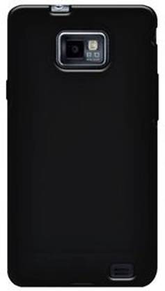 Amzer 93356 Soft Gel TPU Gloss Skin Case for Samsung GALAXY S II GT-I9100 - Black