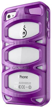 Musubo Double X with Screen Protector and Video Stand for iPhone 4 / 4S - Purple