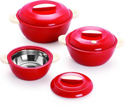 cello Croma Pack of 3 Thermoware Casserole Set