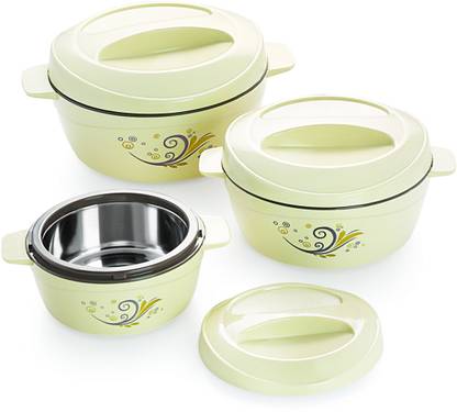 cello Alpha Pack of 3 Thermoware Casserole Set