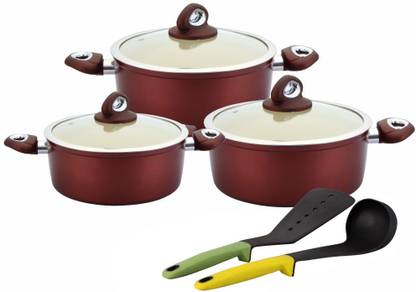 WONDERCHEF Galaxy with Silicone Spoon & Spatula Pack of 3 Cook and Serve Casserole Set