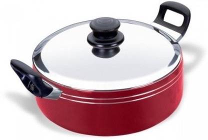 NIRALI Cherry Non-Stick 20.5 cm 1.9 Ltr Cook and Serve Casserole