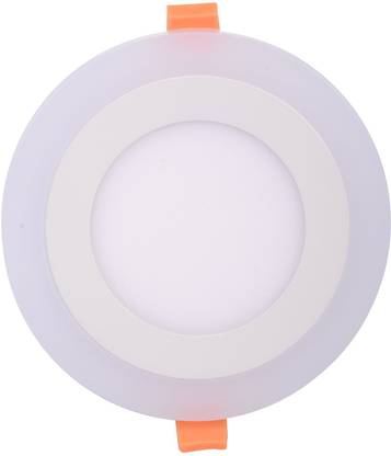 Mazda Energy 10W LED Ceiling Panel Lights Round Shape Dual Color BLUE + White... Recessed Ceiling Light Ceiling Lamp