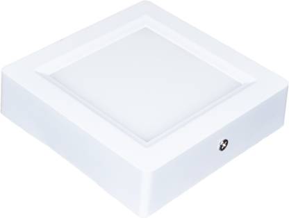 Sevenon Slim 8W LED Surface Panel Square Light - 2700K Ceiling Light Ceiling Lamp