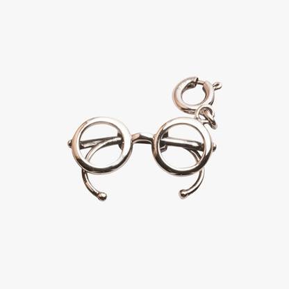 Fourseven Gandhi Ji Specs Sterling Silver Link Charm