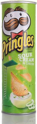 Kellogg's Pringle's Sour Cream & Onion (pack of 2) Crisps