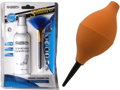 RiaTech (KCL-1029) 3 In 1 Cleaning Kit & Air Blower Rubber for Computers