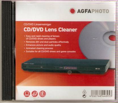 Agfa Photo Cd/Dvd Lens Cleaner for Laptops, Computers