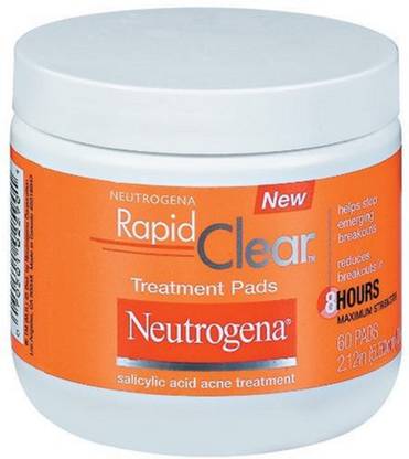 NEUTROGENA Rapid Clear Treatment Pads Face Wash