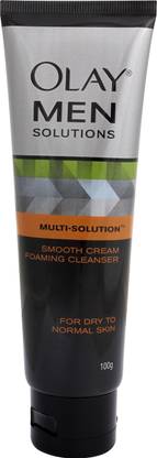 OLAY Men Solutions Smooth Cream Foaming Cleanser Face Wash