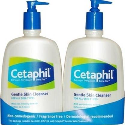 Cetaphil Gentle Skin Cleanser 591 ml(Pack of 2) Face Wash