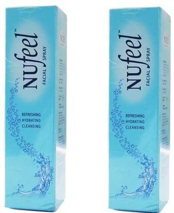 Nufeel Refreshing Hydrating Cleansing Facial Spray For Men Set Of 2 Face Wash
