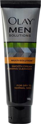 OLAY Men Solution Smooth Cream Foaming Cleanser Face Wash