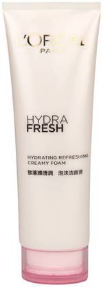 L'Oréal Paris Hydra Fresh Hydrating Refreshing Creamy Foam Face Wash