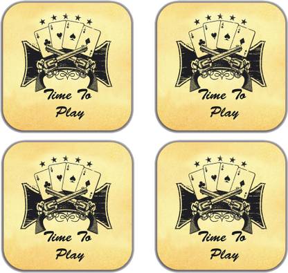 meSleep Time To Play Refrigerator - MG-13-38-04 Fridge Magnet Pack of 4