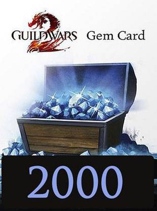 Guild Wars 2 Gems 2000 Gamecard Global with Game and In Game Credit